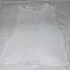 Fabletics White Muscle Tee